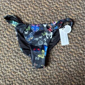 🦋 Swimista x Christian Lacroix Butterfly Bikini Bottoms NWT Size M